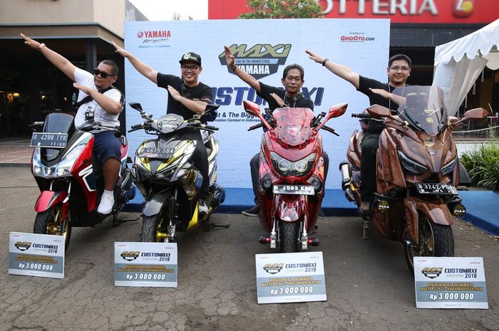 Juara Customaxi Yamaha 2018 seri Bekasi