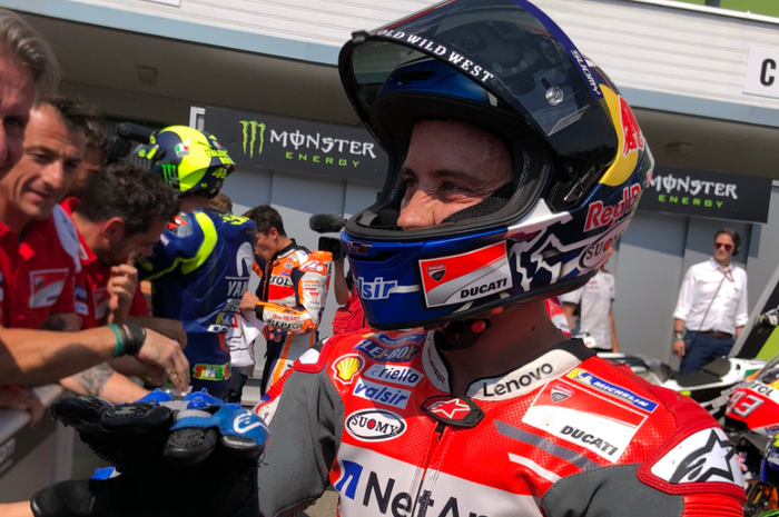 Andrea Dovizioso raih pole position di MotoGP Ceko