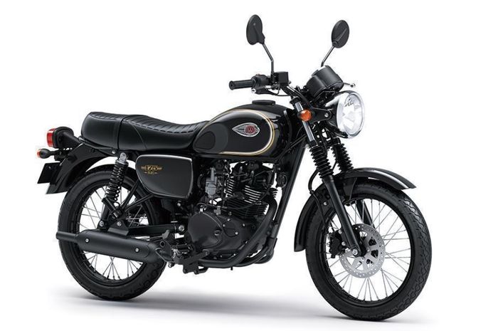 Kawasaki W175 tidak dibekali jalu setang