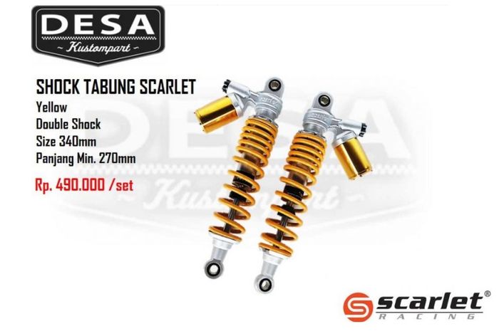 Sok tabung dari Scarlet Racing