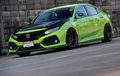 Honda Civic Turbo Kerasukan Hulk, Efek Bodi Serba Hijau, Kaki-kaki Sporty