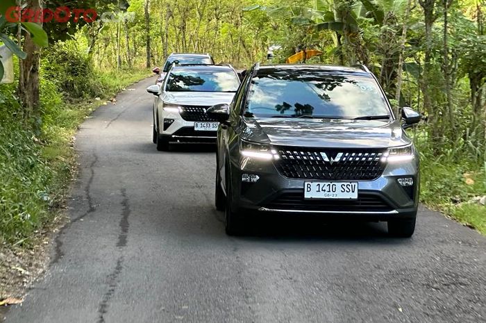 Wuling Alvez EX saat dijajal awak media dari Solo - Jogja lewat jalur pantai selatan (Pansela)