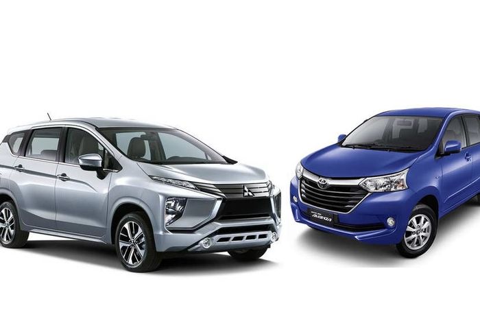 Ilustrasi, Mitsubishi Xpander dan Toyota Avanza