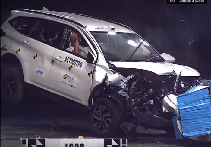 Crash test Toyota All New Rush