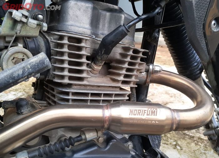 Mesin Honda CRF 150 ganti boring dan pasang piston spek 69