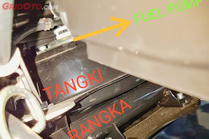 Letak Tangki Yamaha FreeGO