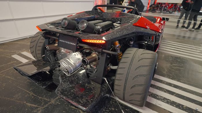 Tampilan belakang modifikasi Lamborghini Gallardo speedster