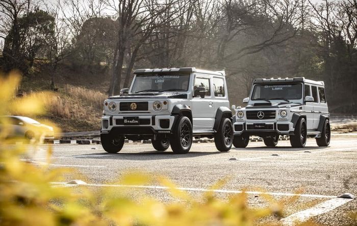 Tampilan Suzuki Jimny garapan Liberty Walk