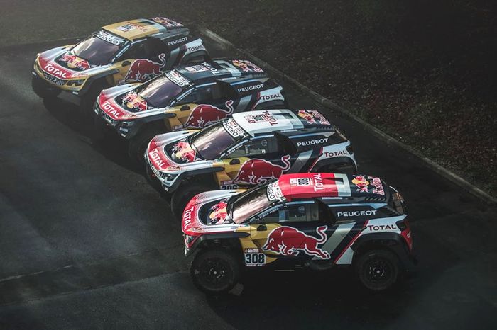 Mobil Peugeot 3008DKR Maxi Reli Dakar 2018