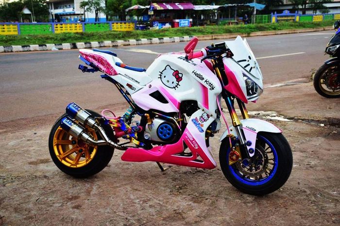 Honda MSX 125 bertema Hello Kitty