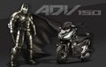 Wow! Pasang Body Kit, Honda ADV150 Berasa Jadi Motor Super Hero Batman