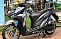 Honda Vario 150 Tambah Keren Pakai Pelek Jari-jari dan Baju BMW HP4