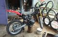 Baru Saja Datang, Honda CRF150L Ini Langsung Dipretelin