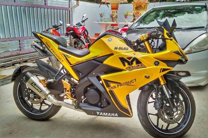 Yamaha Xabre pakai fairing jadi cakep