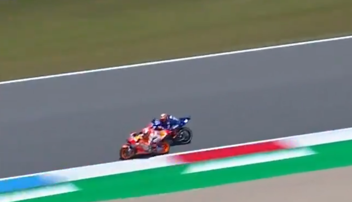 Pertarungan Maverick Vinales dan Marc Marquez di MotoGP Belanda 2018