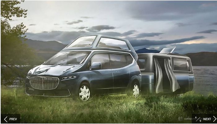 Tampilan Maybach jadi mobil kamping