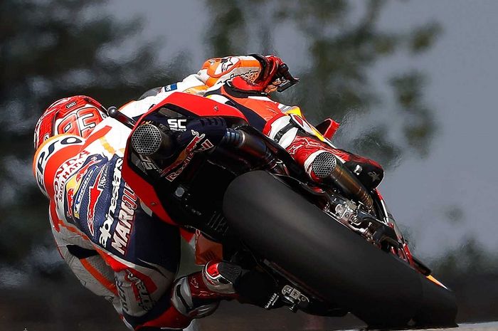 Marc Marquez di Sachsenring 2018