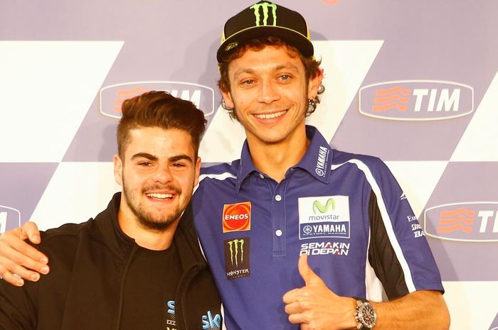 Valentino Rossi dan Romano Fenati tahun 2014