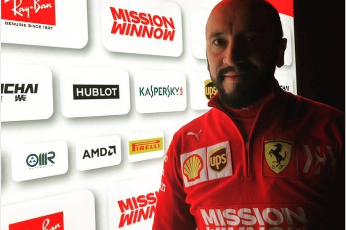 Mekanik Ferrari, Francesco Cigarini yang mengalami cedera pada seri Bahrain musim lalu kini telah kembali