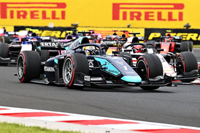 Start bagus pada race 1 F2 Hongaria, Sean Gelael diganggu masalah elektronik dan gagal mendulang point