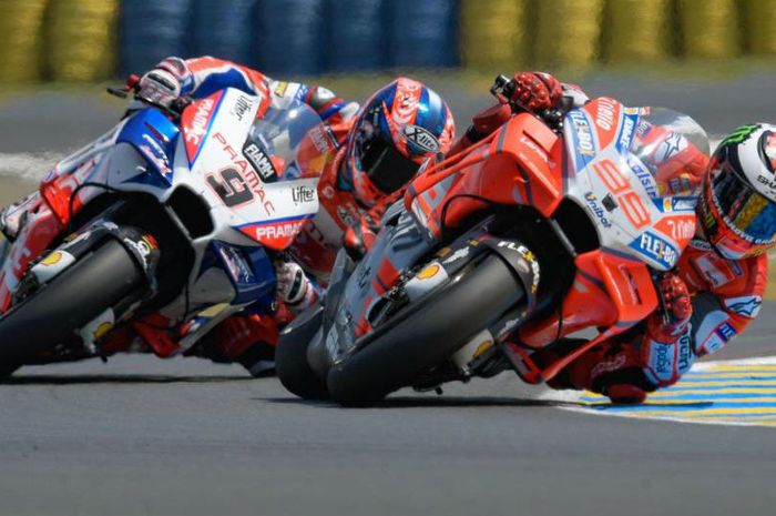 Danilo Petrucci dan Jorge Lorenzo