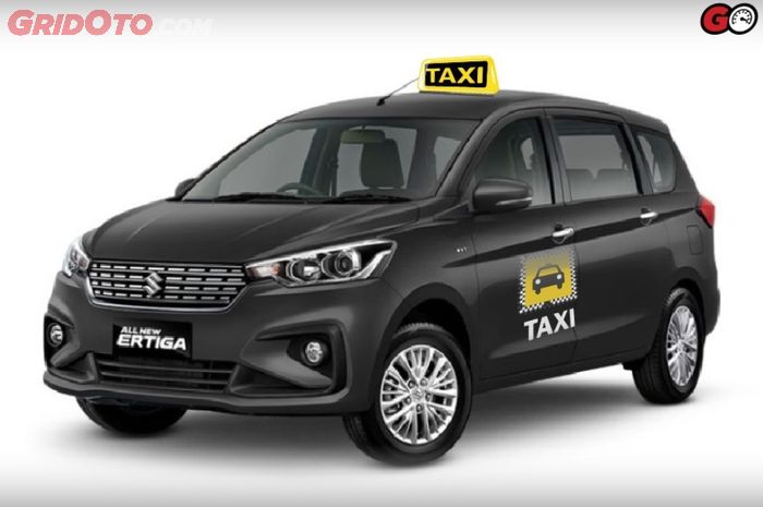 Suzuki New Ertiga dimodifikasi secara digital menjadi armada taksi