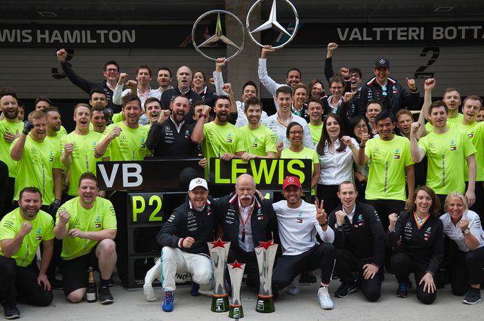 Tim Mercedes menguasai balap F1 dalam enam tahun terakhir