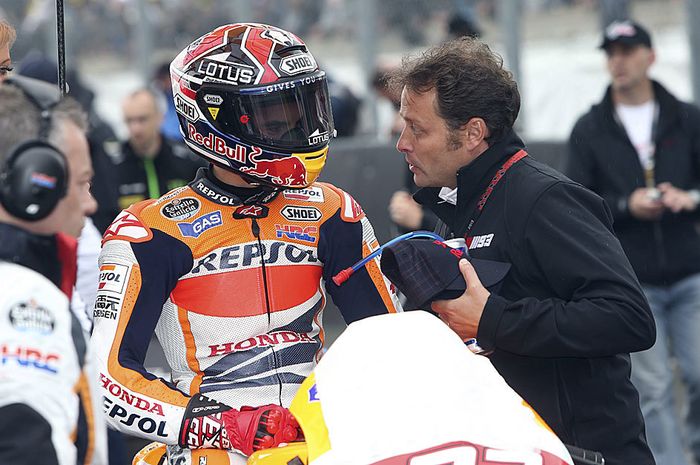 Marc Marquez dan Emilio Alzamora