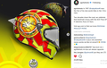 Mau Tahu Desain Livery Helm AGV Valentino Rossi Saat Pertama Juara Dunia?