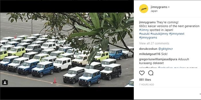 Unggahan dari akun @jimnygrams