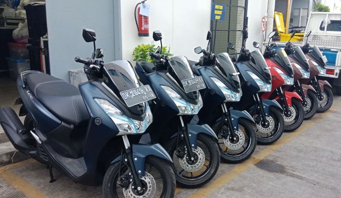 Ilustrasi stok Yamaha Lexi 125