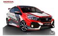 Keren Juga Nih Honda Brio Anyar Pakai Livery Civic Type R TCR!
