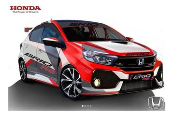 Keren Juga Nih Honda Brio Anyar Pakai Livery Civic Type R Tcr