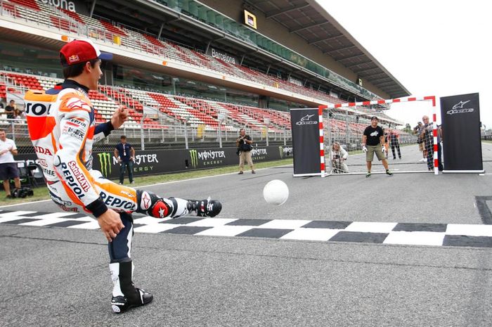 Marc Marquez di sirkuit Barcelona-Catalunya