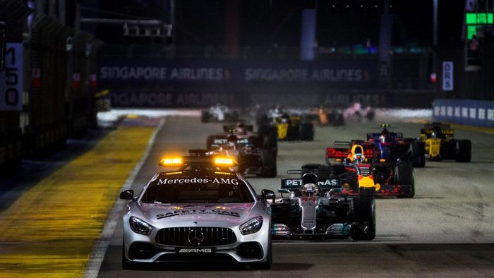 Safety car di F1 Singapura 2017