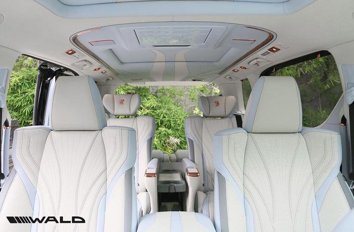 Tampilan kabin mewah modifikasi Toyota Alphard garapan Wald