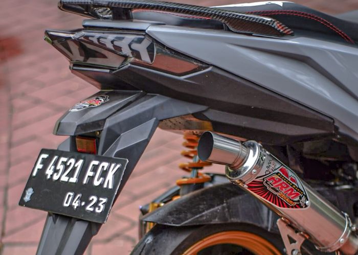 Honda Vario 150 bore up mesin 63 cangkok knalpot ARM