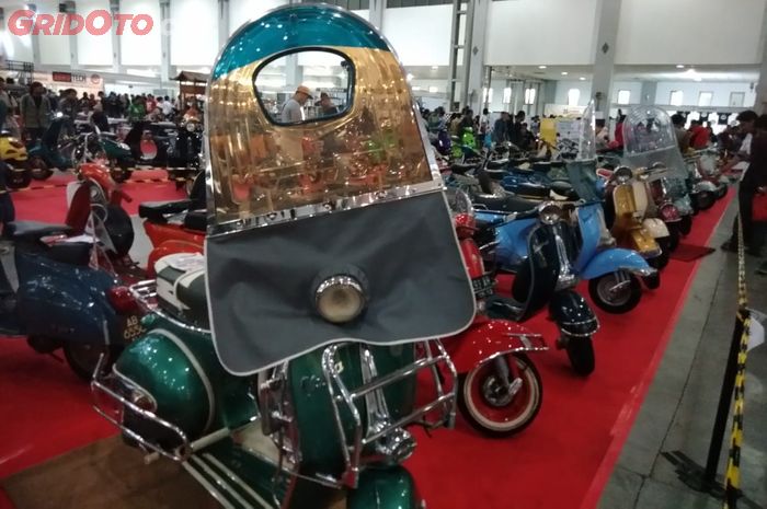 Deretan scooter custom di ISF 2018
