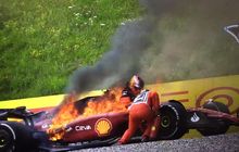 Horor, Carlos Sainz Gagal Naik Podium F1 Austria 2022 Gara-gara Mobilnya Terbakar