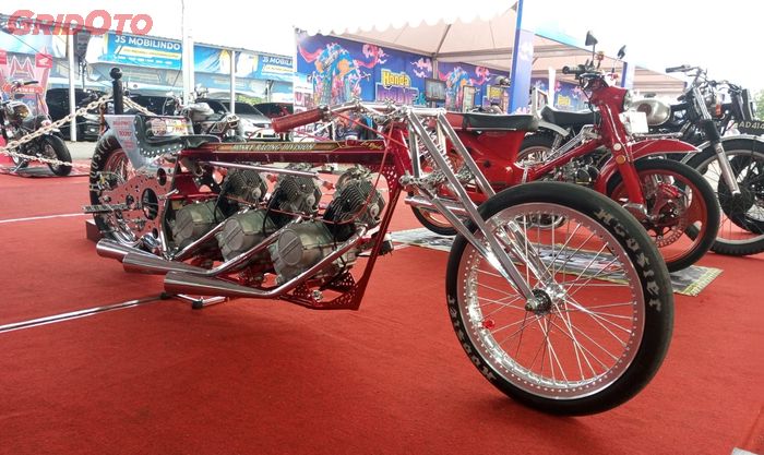 Board Tracker menantang dengan tiga mesin C series yang dipasang pararel