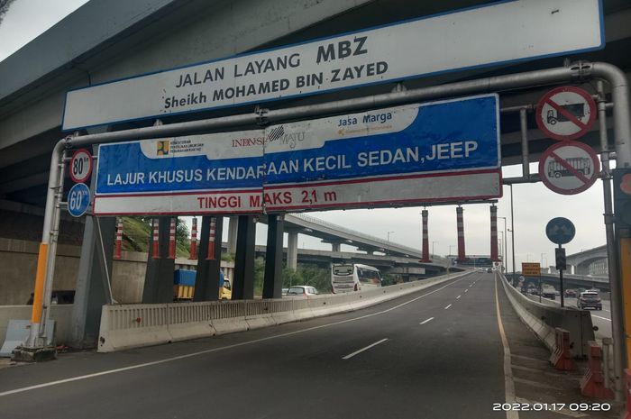 Tarif Tol MBZ kabarnya bakal dinaikkan