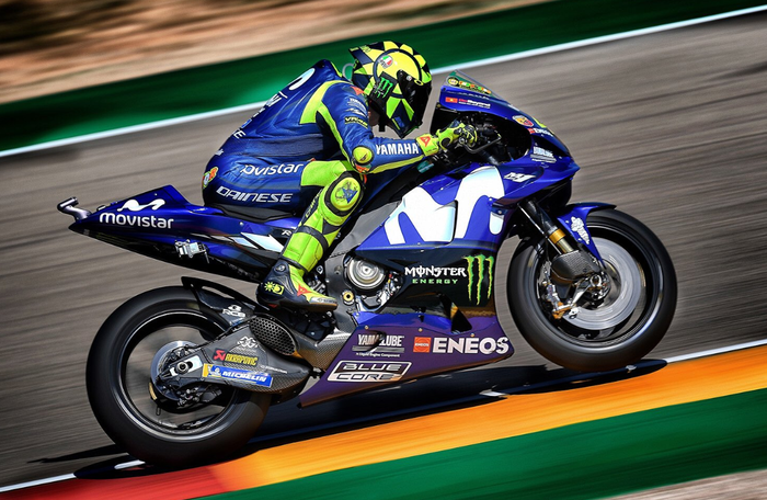 Yamaha M1 Valentino Rossi belum pernah juara, hasil terbaik peringkat 2 MotoGP Jerman