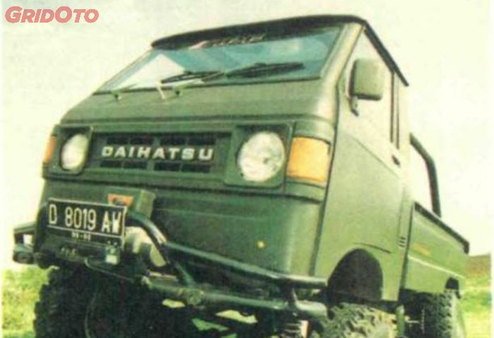 Modifikasi pikap Daihatsu Hijet milik Yusac Yunggawibowo