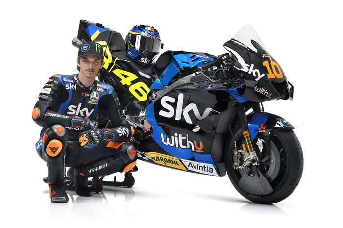Pembalap tim Sky VR26 Esponsorama Racing , Luca Marini siap mengalahkan kakak ritinya, Valentino Rossi di MotoGP 2021