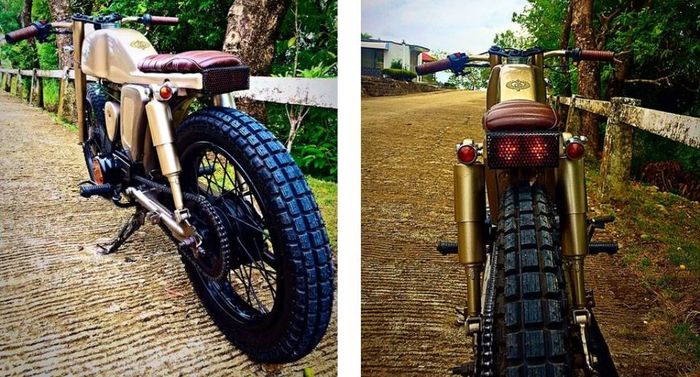 Tampilan belakang dibuat sederhana aja, tapi tetep keren kan?