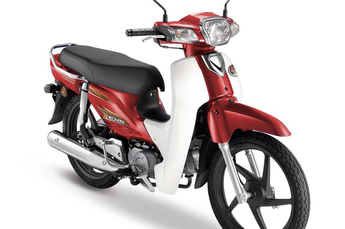 detail Honda EX5 35th Anniversary Euphoria Red Metallic  dengan pelek cast wheel