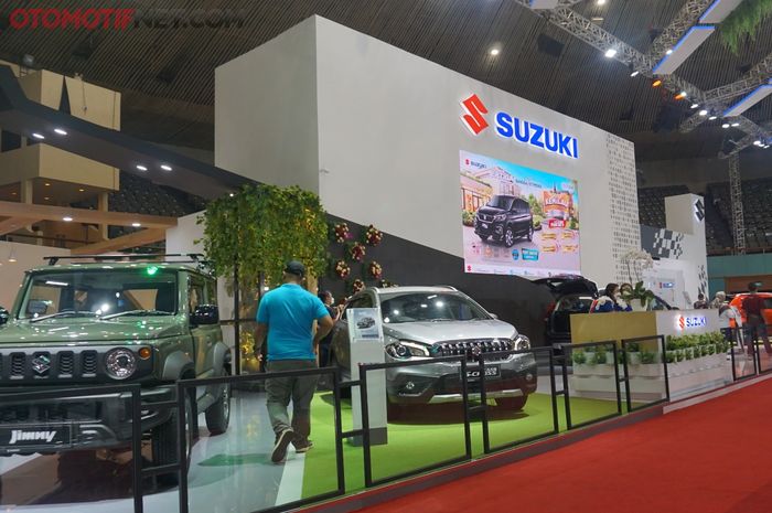 Ilustrasi booth Suzuki di GAIKINDO Jakarta Auto Week (GJAW) 2022