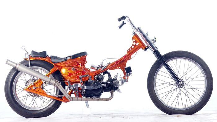 Juara 1 kategori Choppy Cub di Suryanation Motorland Battle 2018 seri Semarang