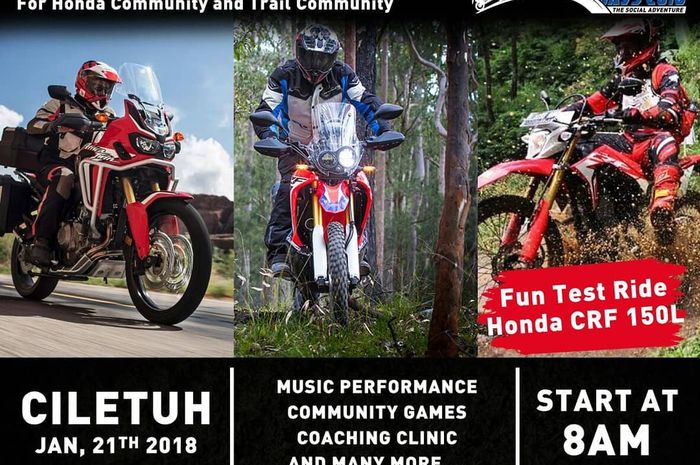 Honda Adventure Days bisa jadi ajang seru-seruan fanatikan CRF