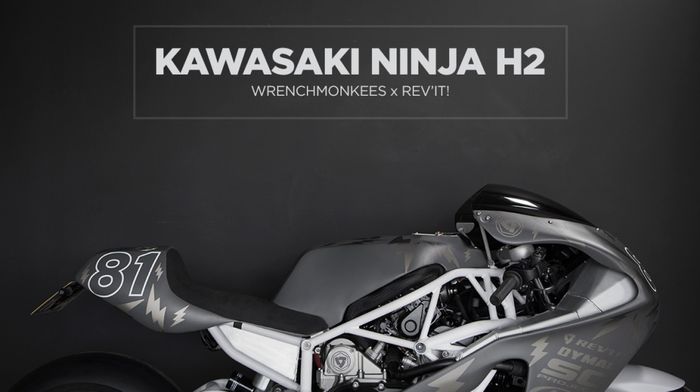 Seklias tampang Kawasaki Ninja H2 dari Kenan Safuoglu yang di-custom